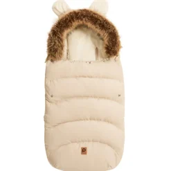 Universele warme voetenzak met sherpa voering Nours beige