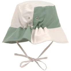 UV-zonnehoed T41/44 Checkerboard Green/Sea Salt