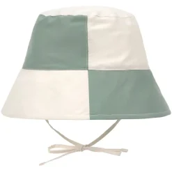 UV-zonnehoed T41/44 Checkerboard Green/Sea Salt