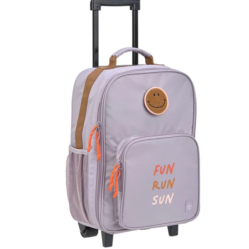 Valies Trolley Little Gang voor kinderen Lila
