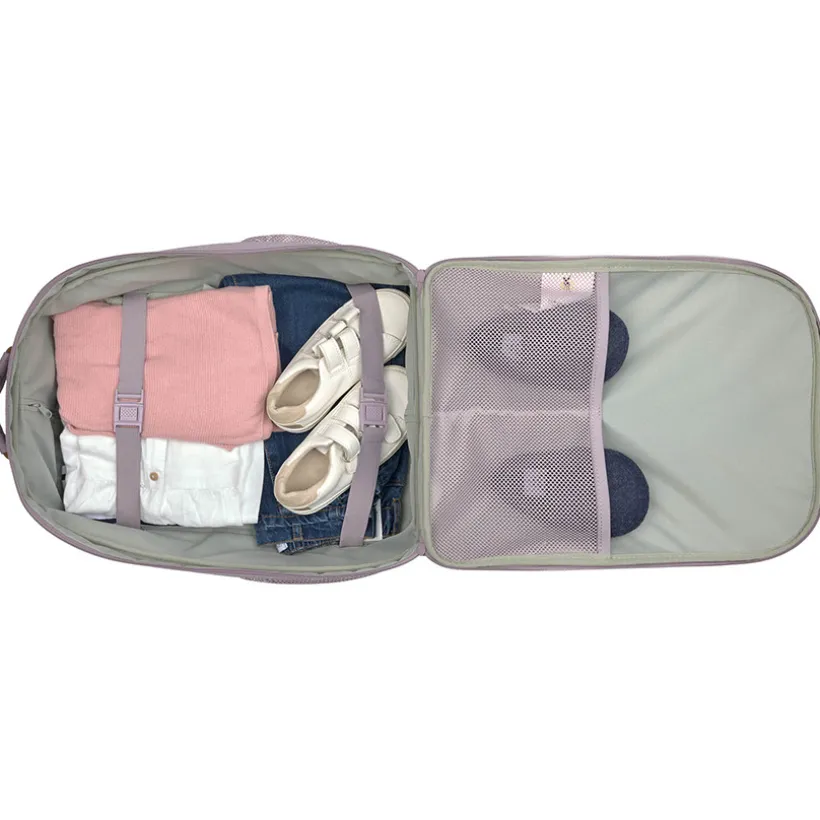 Valies Trolley Little Gang voor kinderen Lila