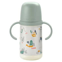 Vase d'apprentissage anti-goutte avec poignées Walk in the Park 270 ml vert