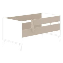 Veiligheidsset voor kinderbed 70 X 140cm Eefje Kasjmier Beige