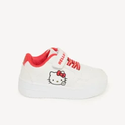 Velcro sneakers met elastische veters Hello Kitty meisjes.