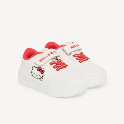 Velcro sneakers met elastische veters Hello Kitty meisjes.