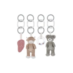 Veloudoux-activiteitenset voor speelboog Fluffy & Orso met 4 afneembare speeltjes