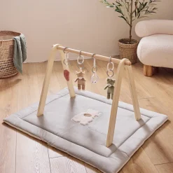 Veloudoux-activiteitenset voor speelboog Fluffy & Orso met 4 afneembare speeltjes