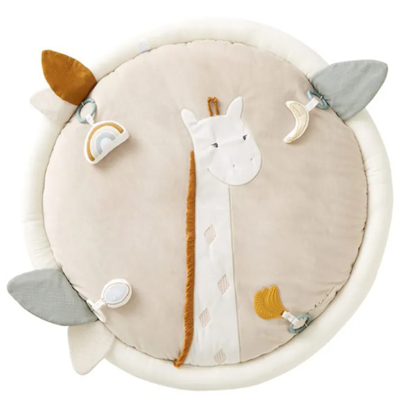 Veloudoux speelkleed giraffe Tiga Stegi & Ops