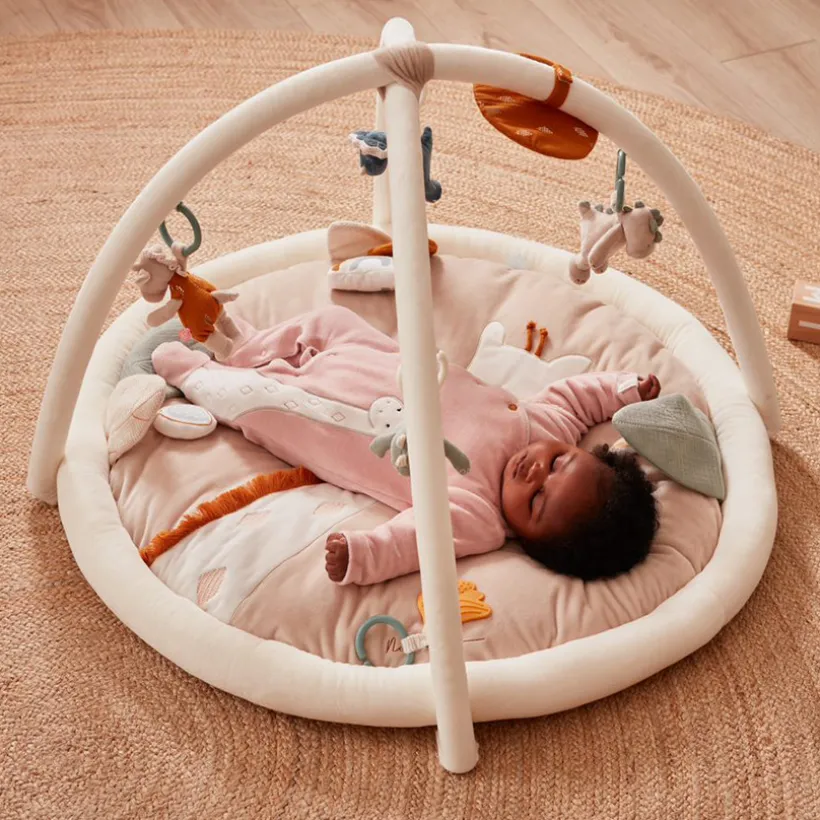 Veloudoux speelkleed giraffe Tiga Stegi & Ops