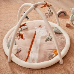 Veloudoux speelkleed giraffe Tiga Stegi & Ops