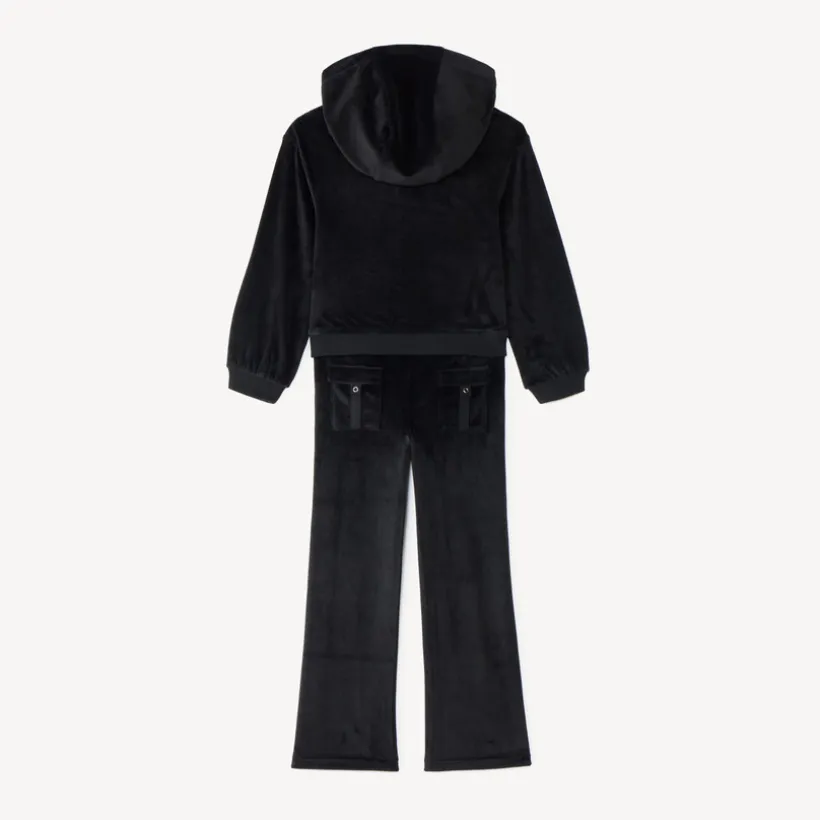 Velours joggingset voor meisjes
