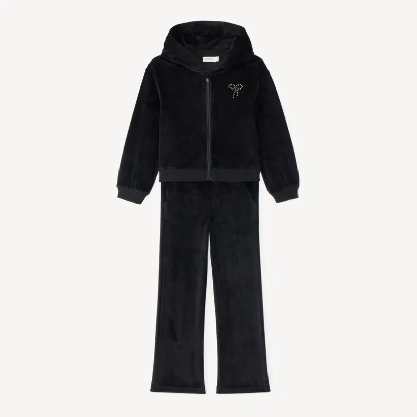 Velours joggingset voor meisjes