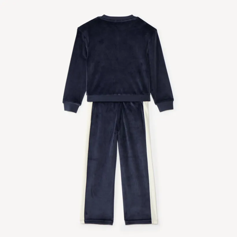 Velours joggingset voor meisje