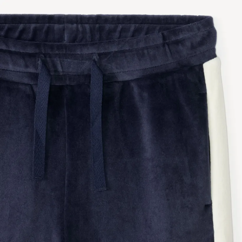 Velours joggingset voor meisje