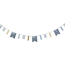 Verjaardag Slinger Vlagjes Miffy Blauw 4m