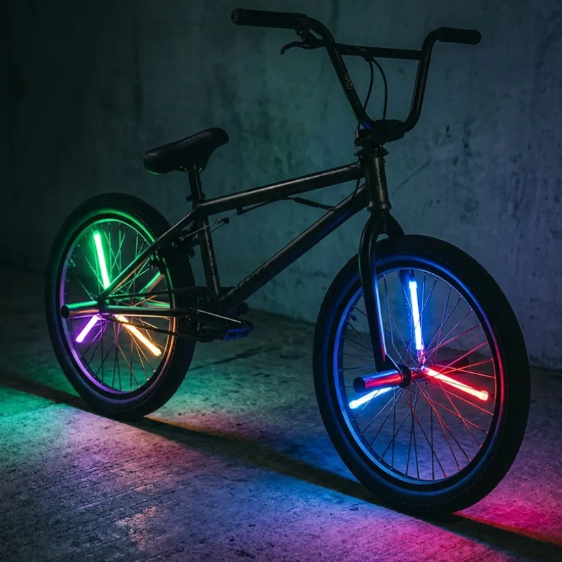 Verlichtingbuizen voor fietsspaken SpinBrightz Multicolore