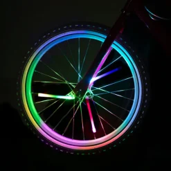 Verlichtingbuizen voor fietsspaken SpinBrightz Multicolore