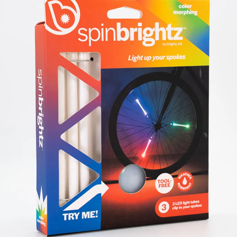Verlichtingbuizen voor fietsspaken SpinBrightz Multicolore