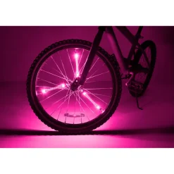 Verlichtingbuizen voor fietsspaken SpinBrightz Motief Roze