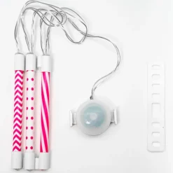 Verlichtingbuizen voor fietsspaken SpinBrightz Motief Roze