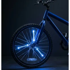 Verlichtingbuizen voor fietsspaken SpinBrightz Motief Blauw