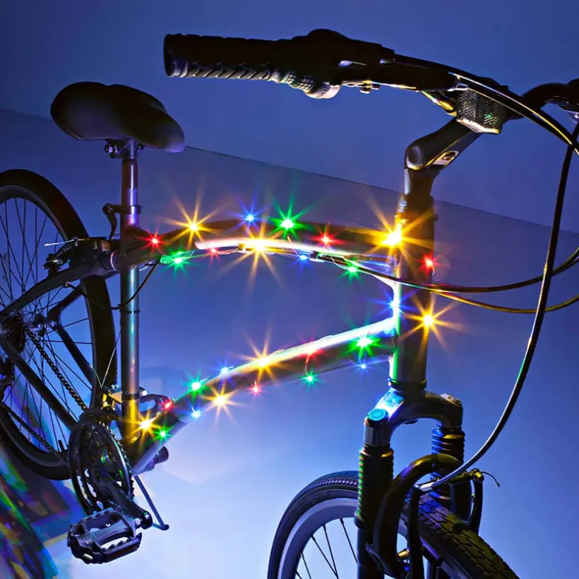 Verlichting voor fietsframe Cosmicbrightz Multicolor