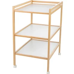 Verschoontafel 2 planken - Gelakt beuken pocket