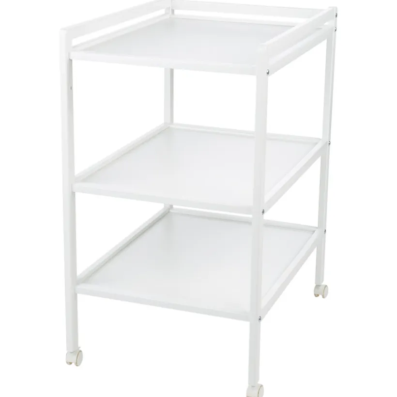 Verschoontafel 2 planken - Wit pocket