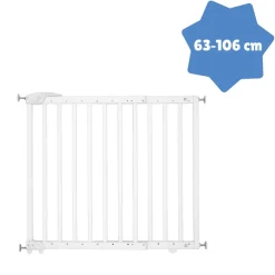 Verstelbaar Deco Pop drukbevestigd veiligheidshekje wit