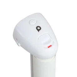 Verstelbare veiligheidsbarrière 140 cm - Wit