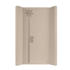 Verzachtende luiertafel met groeimeter Koala - Beige