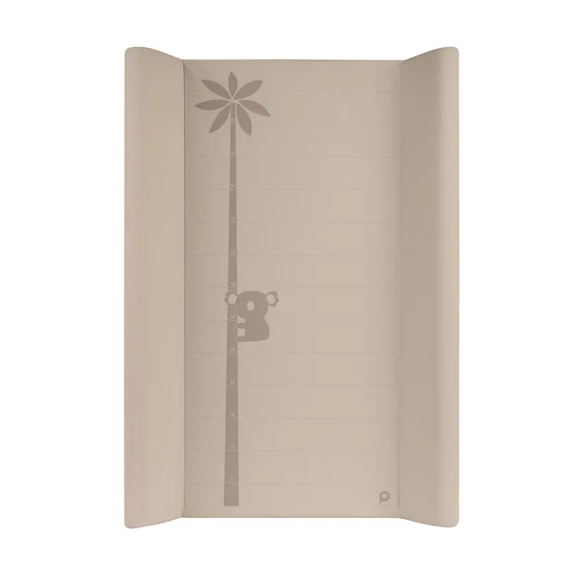 Verzachtende luiertafel met groeimeter Koala - Beige