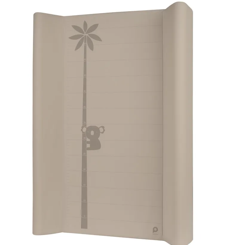 Verzachtende luiertafel met groeimeter Koala - Beige