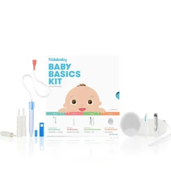 Verzorgingskit voor baby's - Wit/blauw