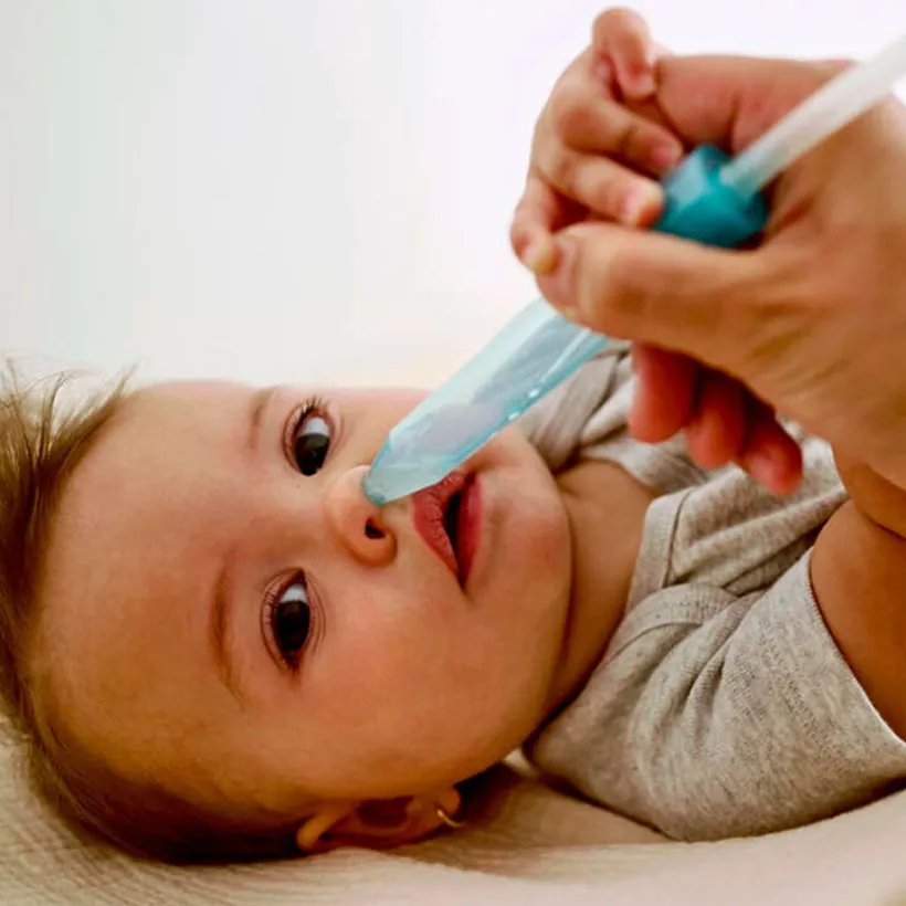 Verzorgingskit voor baby's - Wit/blauw
