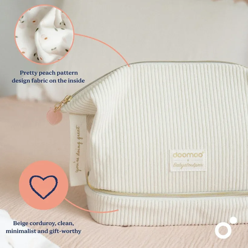 Verzorgingstas Mommy Vanity postnatale kit Sand