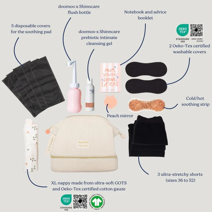 Verzorgingstas Mommy Vanity postnatale kit Sand