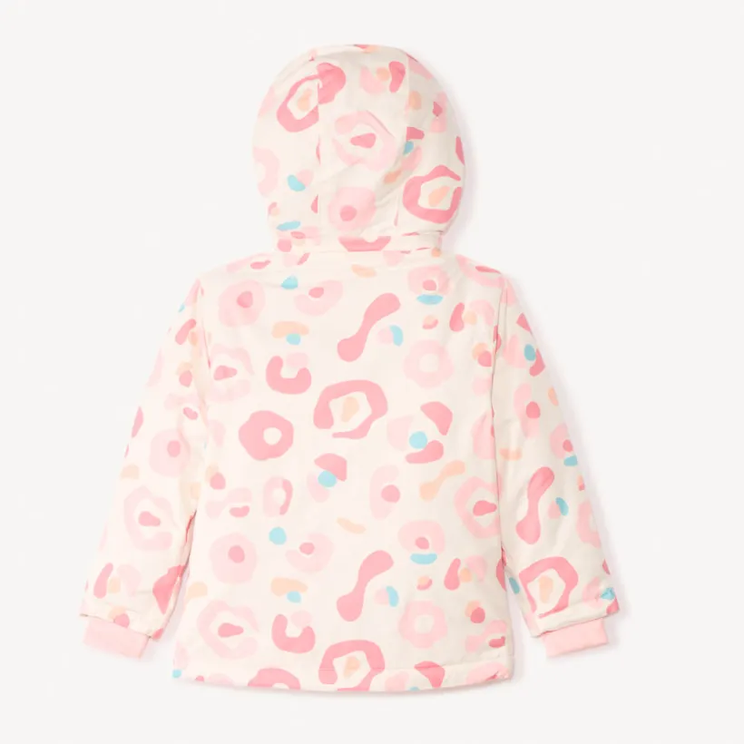 Veste de ski waterproof à capuche imprimé arty fille