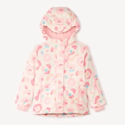 Veste de ski waterproof à capuche imprimé arty fille