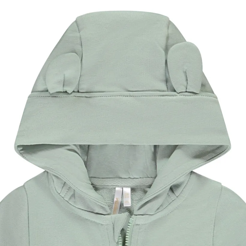 Vest fleece kap fantasie baby jongen