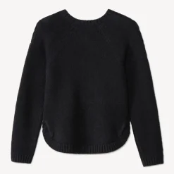 Vest in effen gebreid met fantasietorsade meisjes