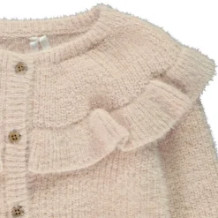 Vest in gebreid met ruche meisjes