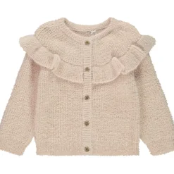Vest in gebreid met ruche meisjes