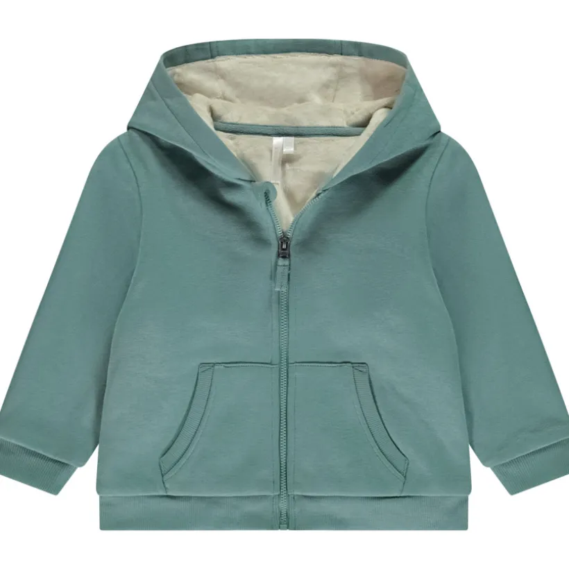 Vest met capuchon van fleece en fluweel voor baby jongen