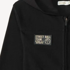 Vest met capuchon voor jongens in sportieve stijl