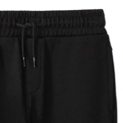 Vest met fantasieborduring en teddy kraag met joggingbroek jongens