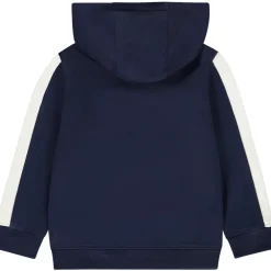 Vest met fantasieprint in molton en kap jongens
