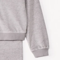 Vest met kap en effen jogging meisjes