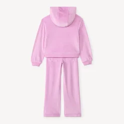 Vest met kap en effen jogging meisjes