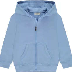 Vest met kap in effen fleece jongens